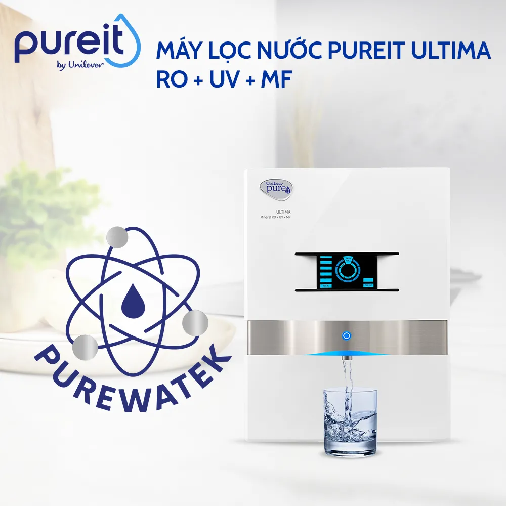 Máy lọc nước treo tường/để bàn Ultima Trắng