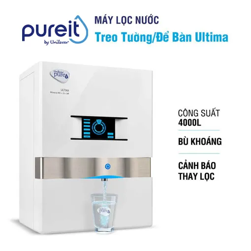 Máy lọc nước treo tường/để bàn Ultima Trắng