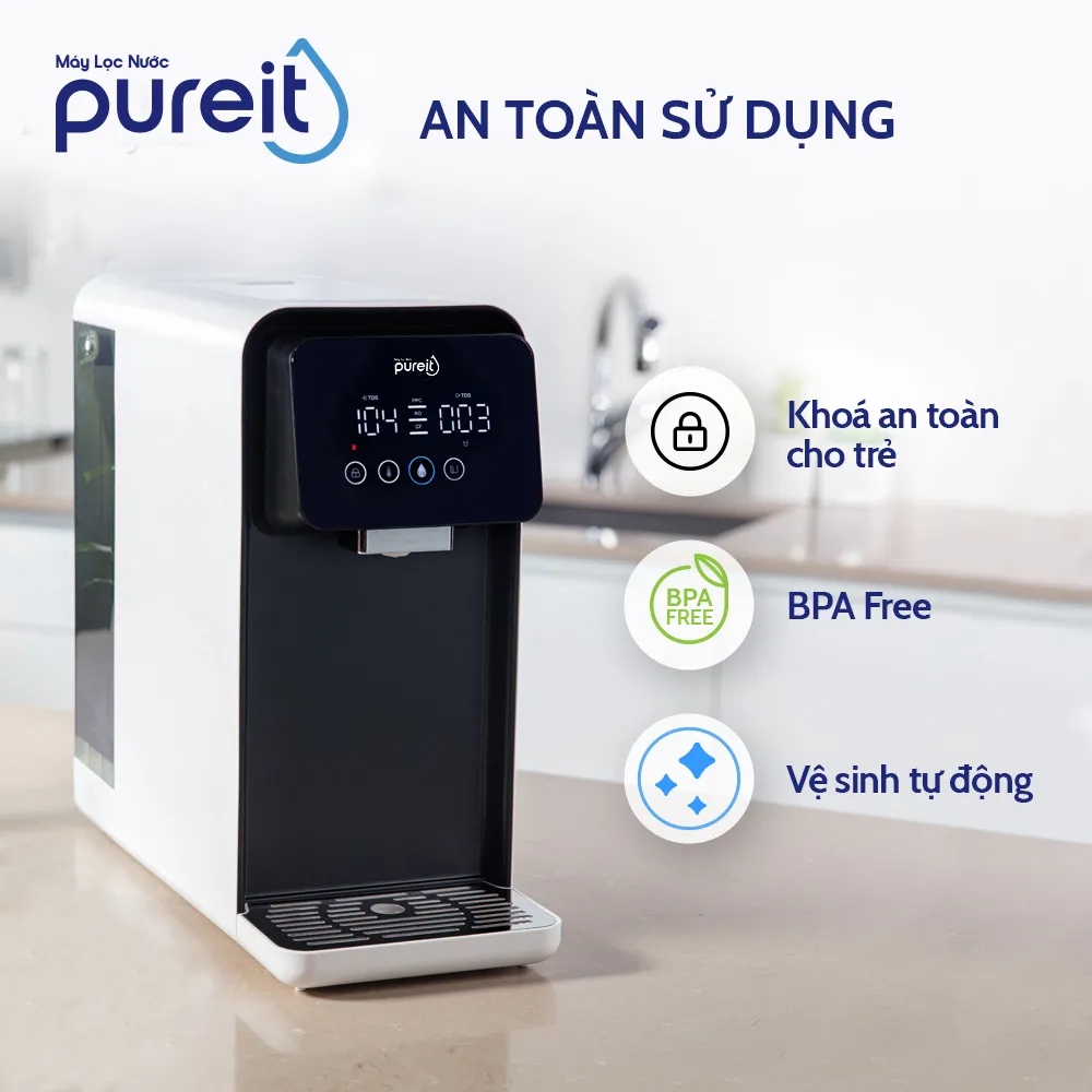 Máy lọc nước 3 chế độ nóng thông minh Lavita