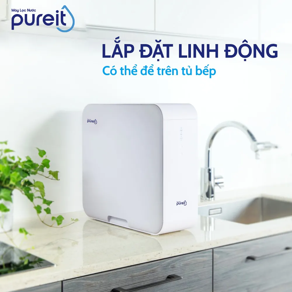 Máy lọc nước âm tủ bếp Delica UR5440