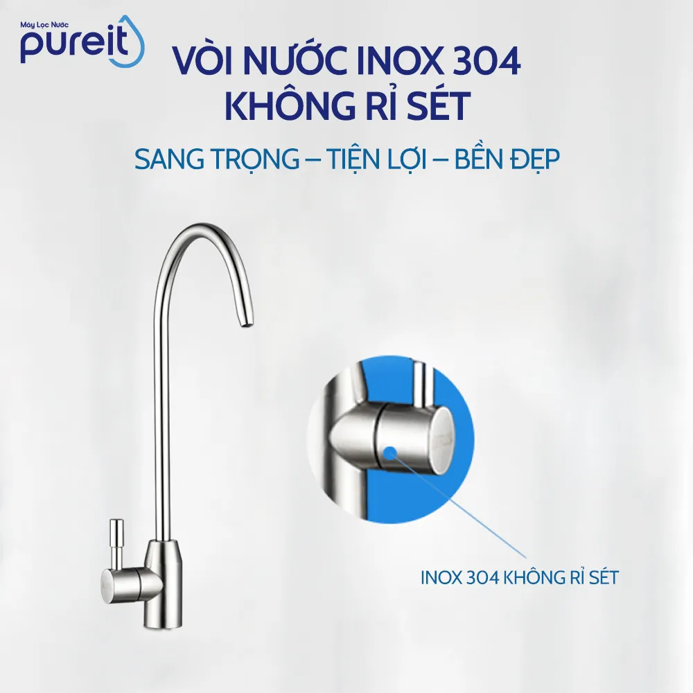 Máy lọc nước âm tủ bếp Delica UR5440