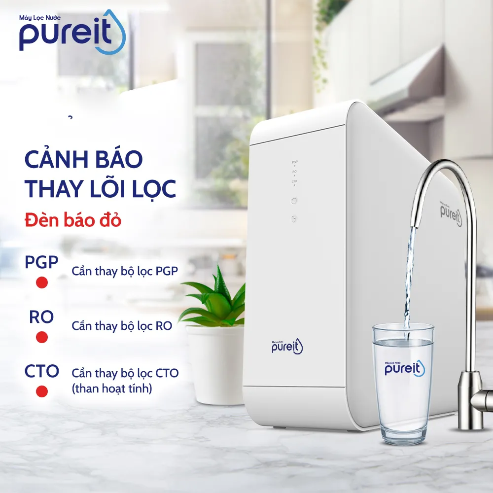 Máy lọc nước âm tủ bếp Delica UR5440